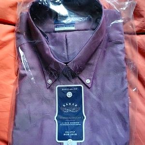 COPY - Regular fit. Eagle shirtmakers , since 1867. Stretch collar, 1/2 inch St…